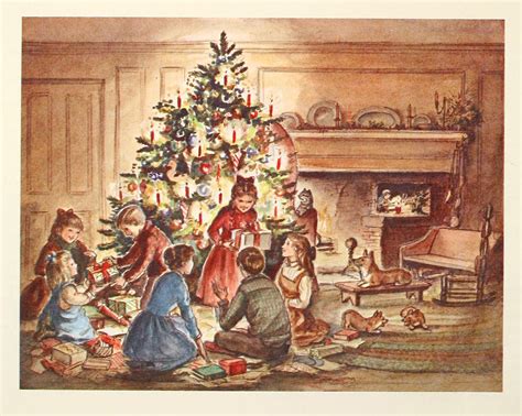 tasha tudor christmas scenes|Tasha Tudor and Family .